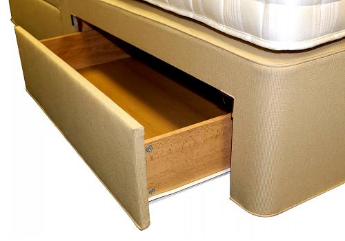 New,3ft Single (90cm) Hypnos,Divan Bed Base with 2 Storage Drawers 1